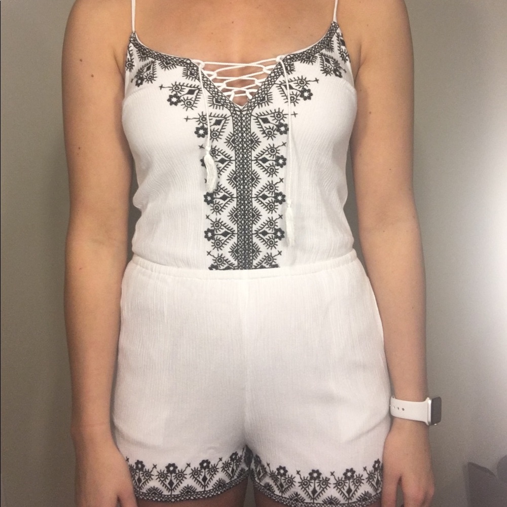 white romper